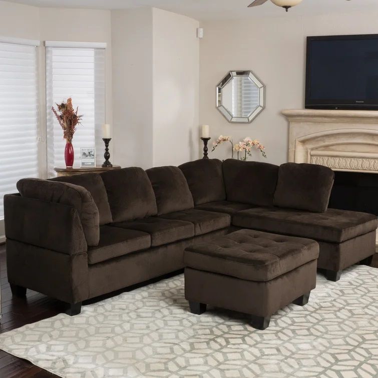 Hardin Right Hand Facing Sofa And Chaise with Ottoman thumbnail 2
