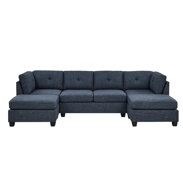 Ashwell Reversible Modular Sofa Chaise with Ottoman thumbnail 3