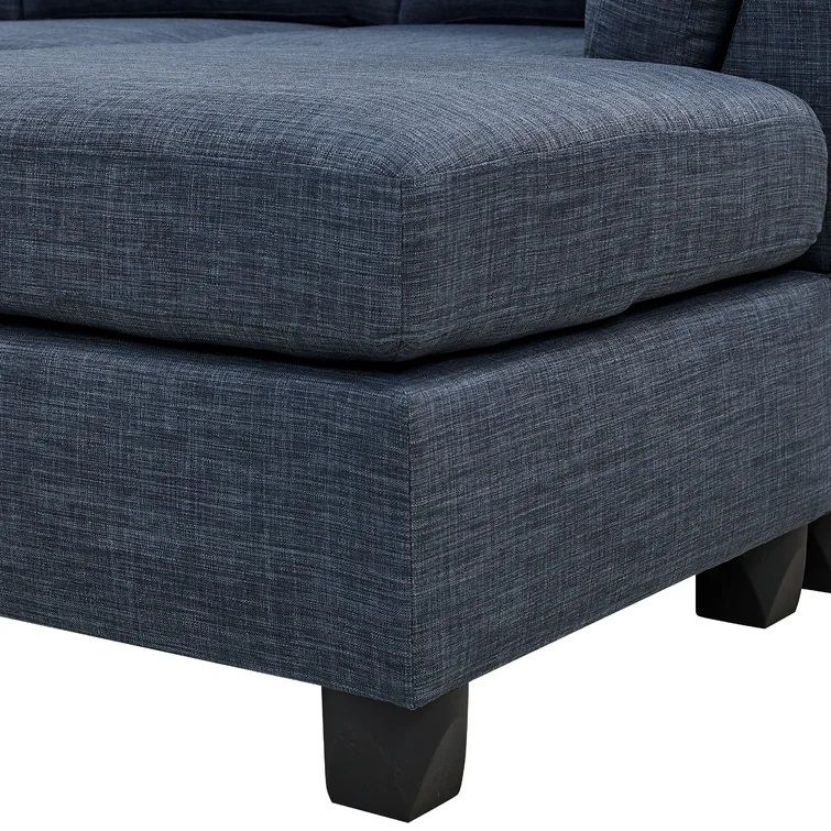 Ashwell Reversible Modular Sofa Chaise with Ottoman thumbnail 5