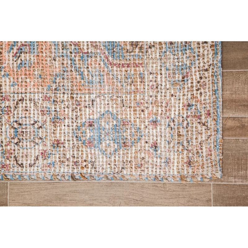 Oliva Oriental Handmade Flatweave Cream Area Rug-4'x6' thumbnail 3