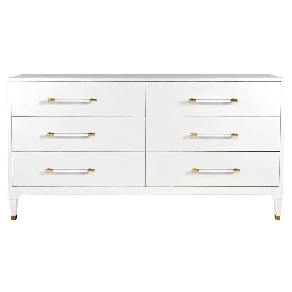 Aryanna Regency 6 Drawer Wood Dresser thumbnail 2