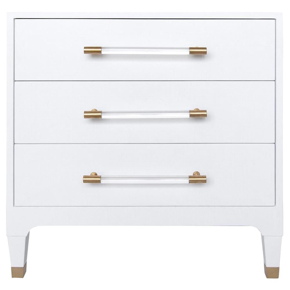 Berlin Regency 3 Drawer Nightstand thumbnail 2