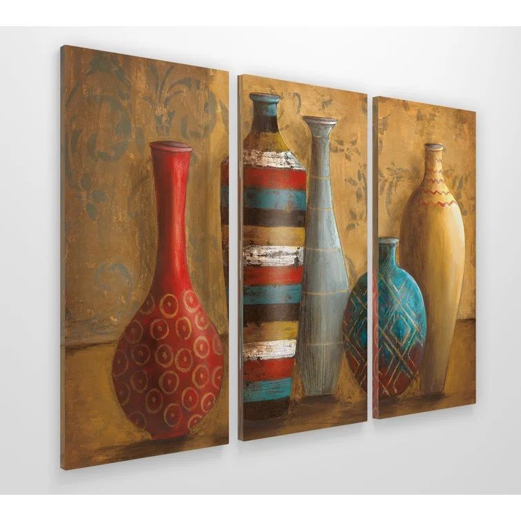 Vessels Of Tabuk 3 Piece Wrapped Canvas Multi Piece Image thumbnail 4