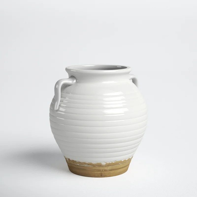 Marion Modern Lacquered Stoneware Pot Planter thumbnail 3