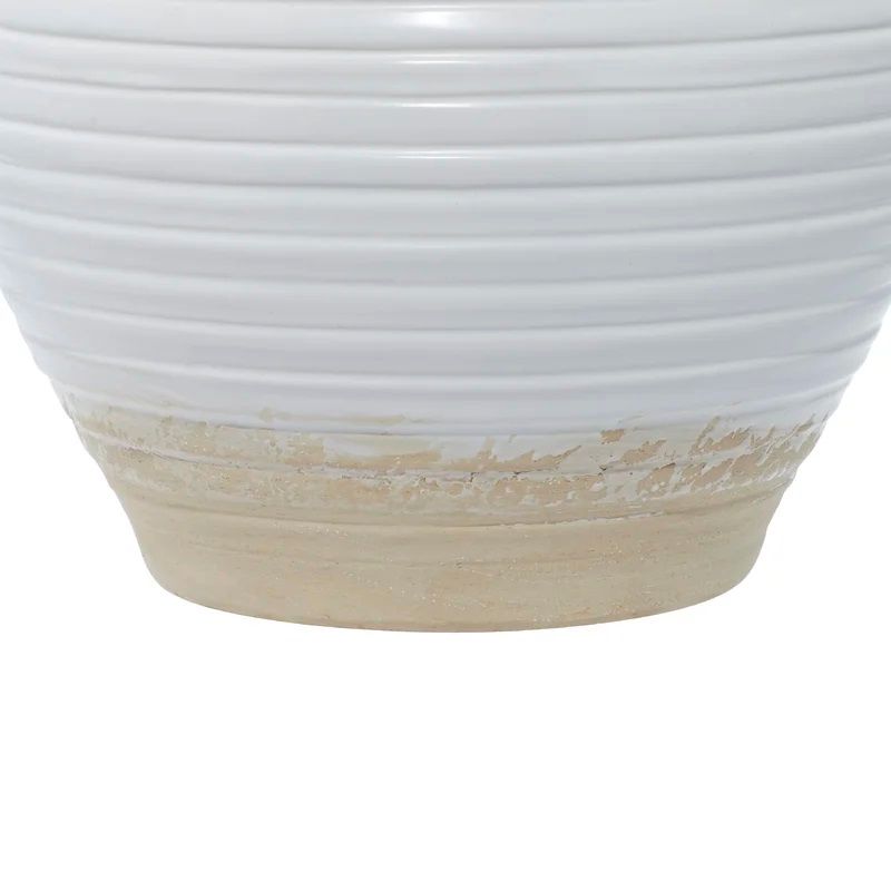 Marion Modern Lacquered Stoneware Pot Planter thumbnail 5