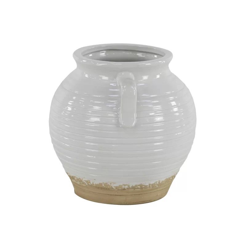 Marion Modern Lacquered Stoneware Pot Planter thumbnail 6