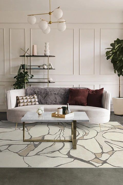 Nina Takesh Aude Creme Rug-6'x9' thumbnail 2