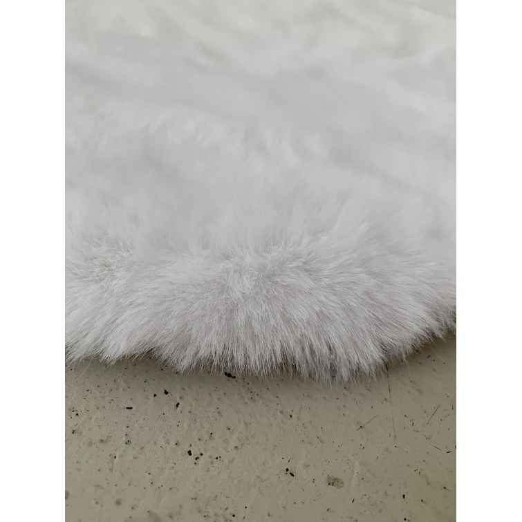 Aleen Butterfly Shag Area Rug-36"x36" thumbnail 6