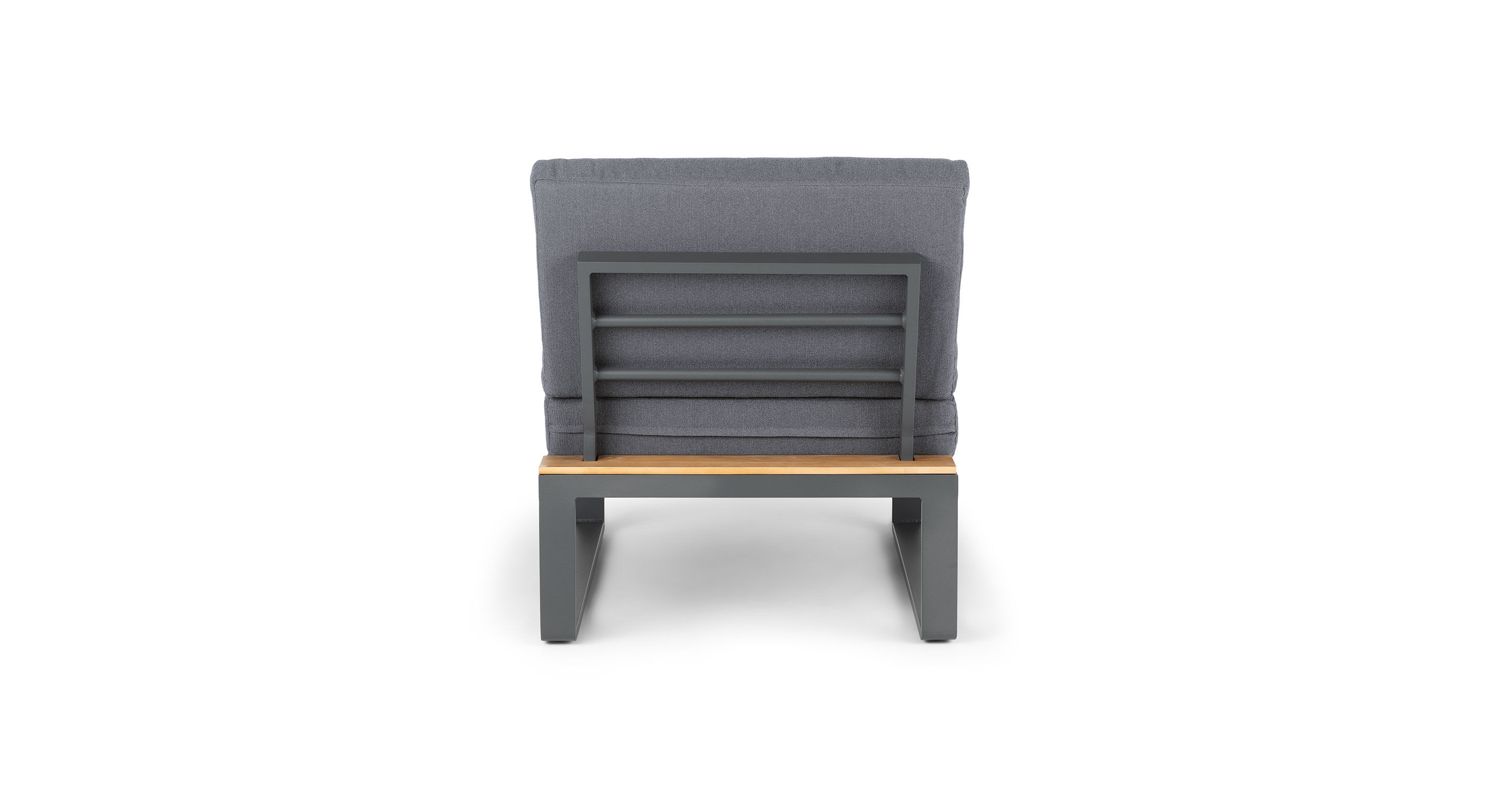 Kezia Whale Gray Armless Chair Module thumbnail 5
