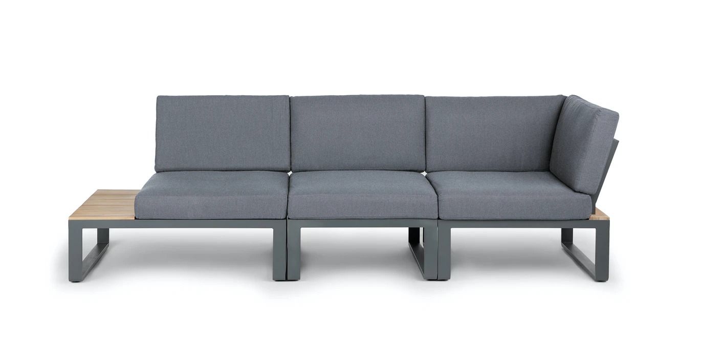 Kezia Whale Gray Modular Sofa thumbnail 3