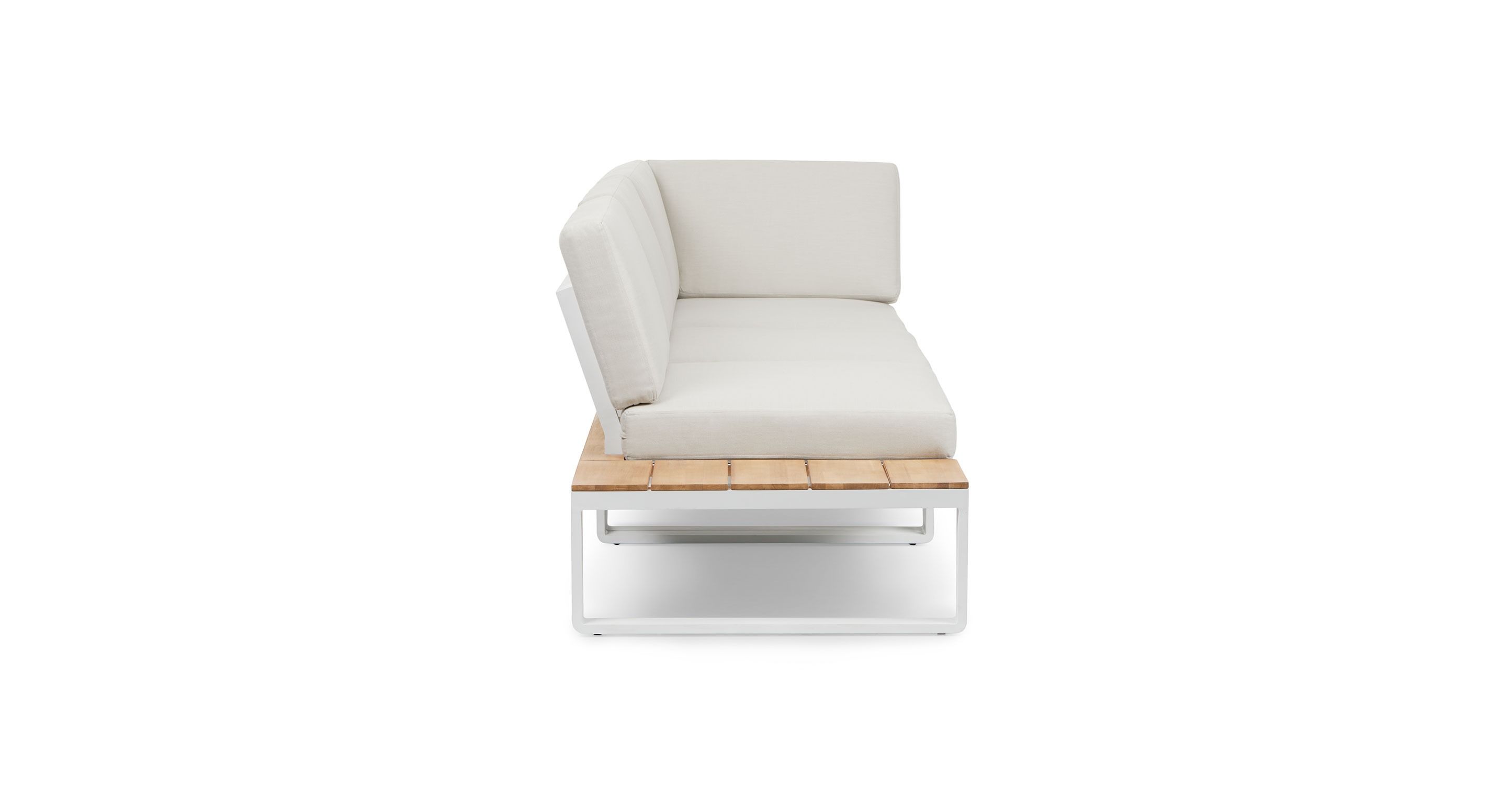 Kezia Lily White Modular Sofa thumbnail 4