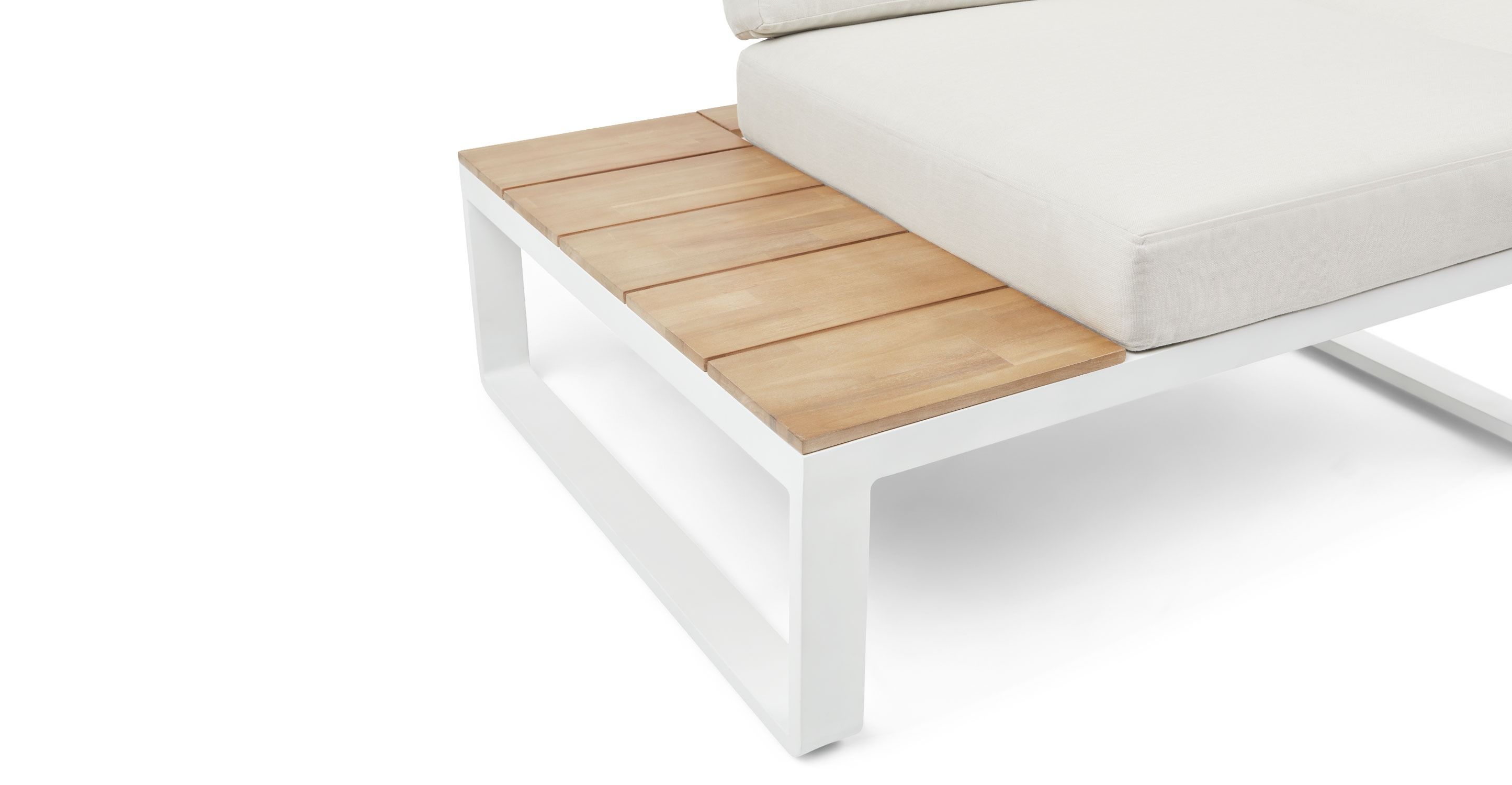 Kezia Lily White Modular Sofa thumbnail 5