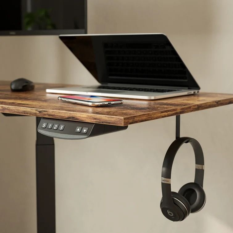 Suzette Height Adjustable L-Shape Desk thumbnail 4