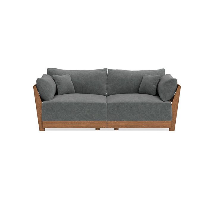 Modular Bondi 2 Seater Sofa in Chimney Gray thumbnail 2