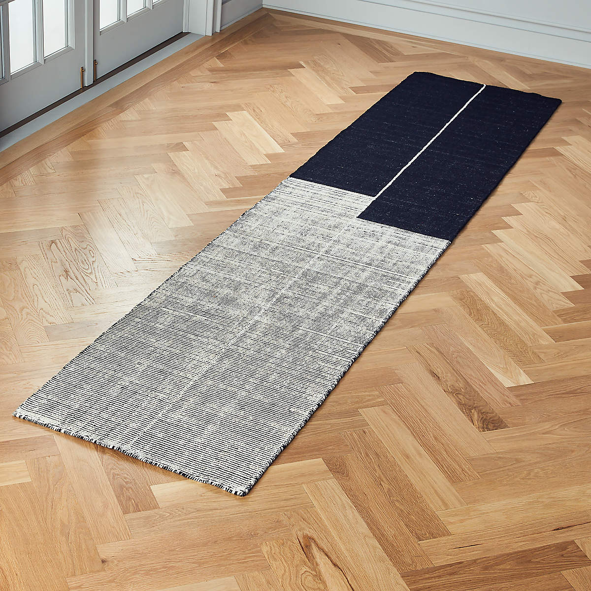 Bass Handloomed Runner -2.5'X8' thumbnail 2