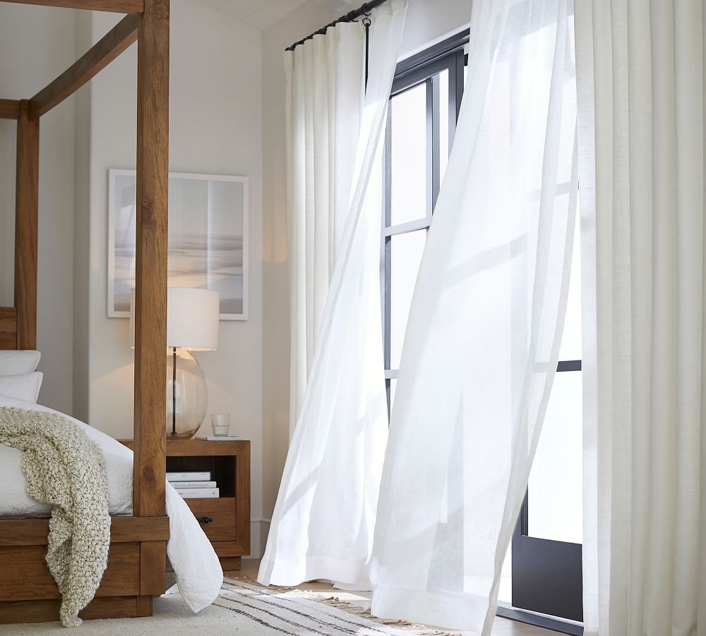 Emery Linen Sheer Curtain thumbnail 2