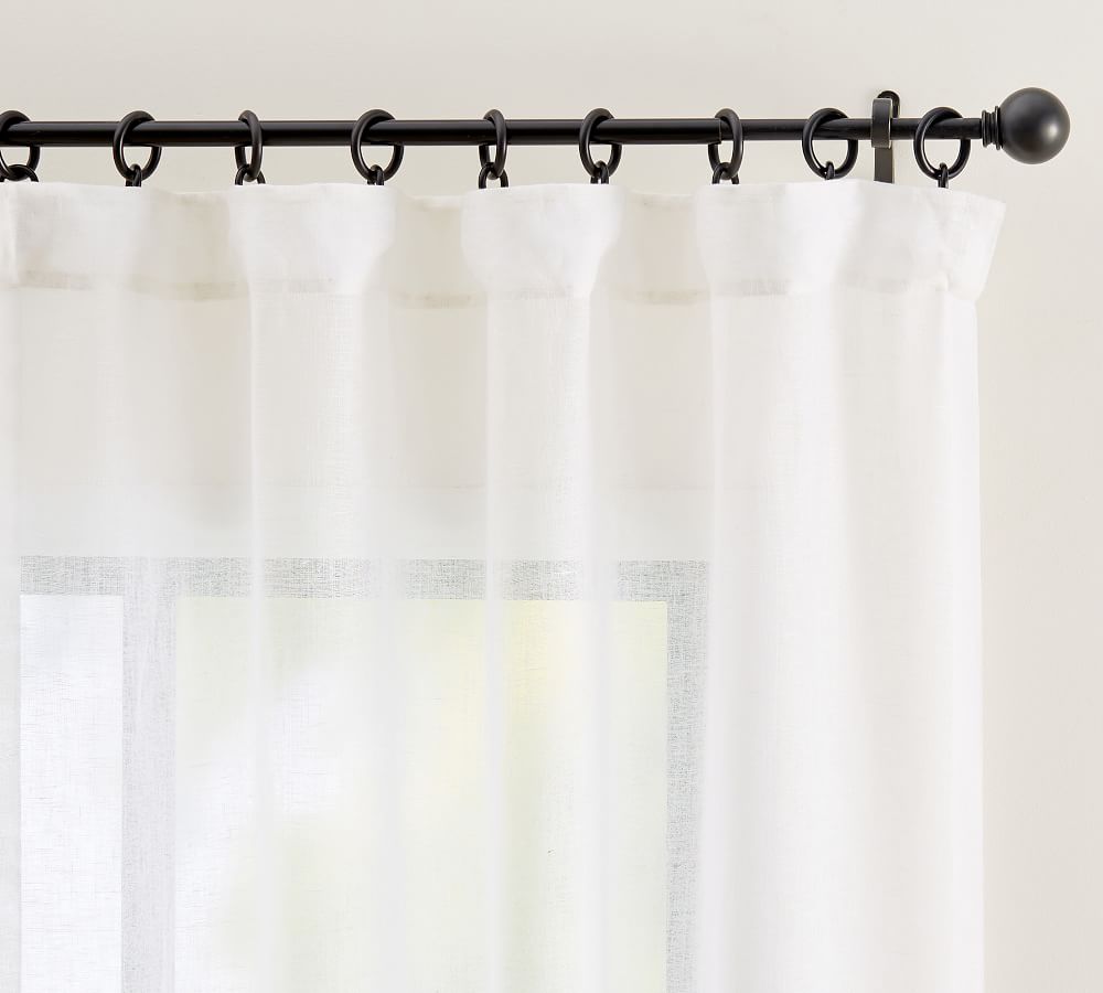 Emery Linen Sheer Curtain thumbnail 4