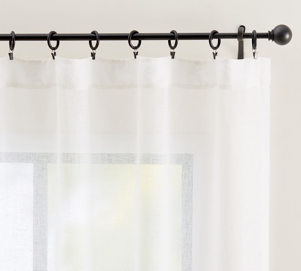 Emery Linen Sheer Curtain thumbnail 5