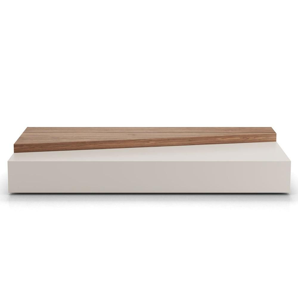 Modloft Hubert Modern Wood Block Coffee Table thumbnail 3
