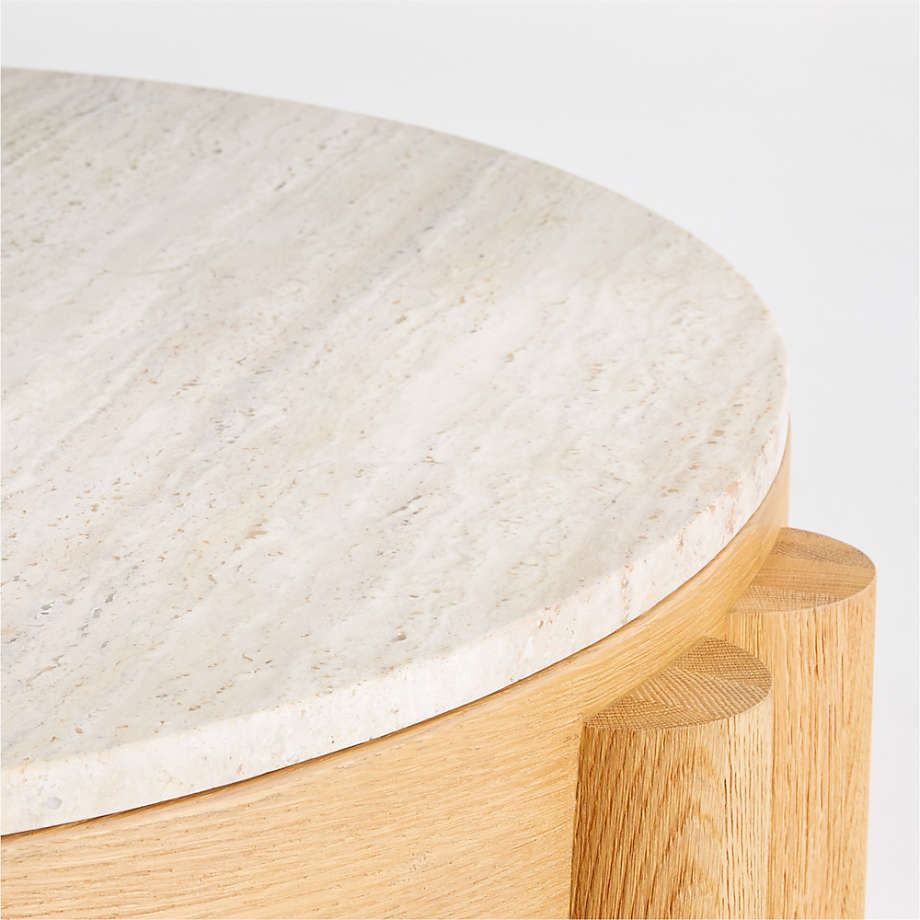 Oasis Round Wood Coffee Table thumbnail 3