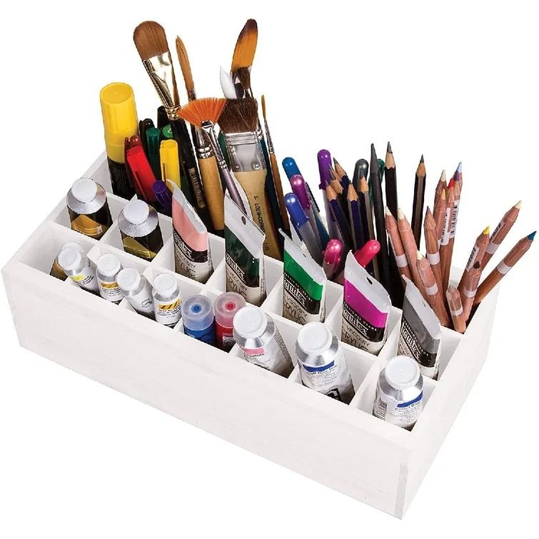 Paint Storage Tray, Art & Craft Supply Storage Supply Holder thumbnail 2