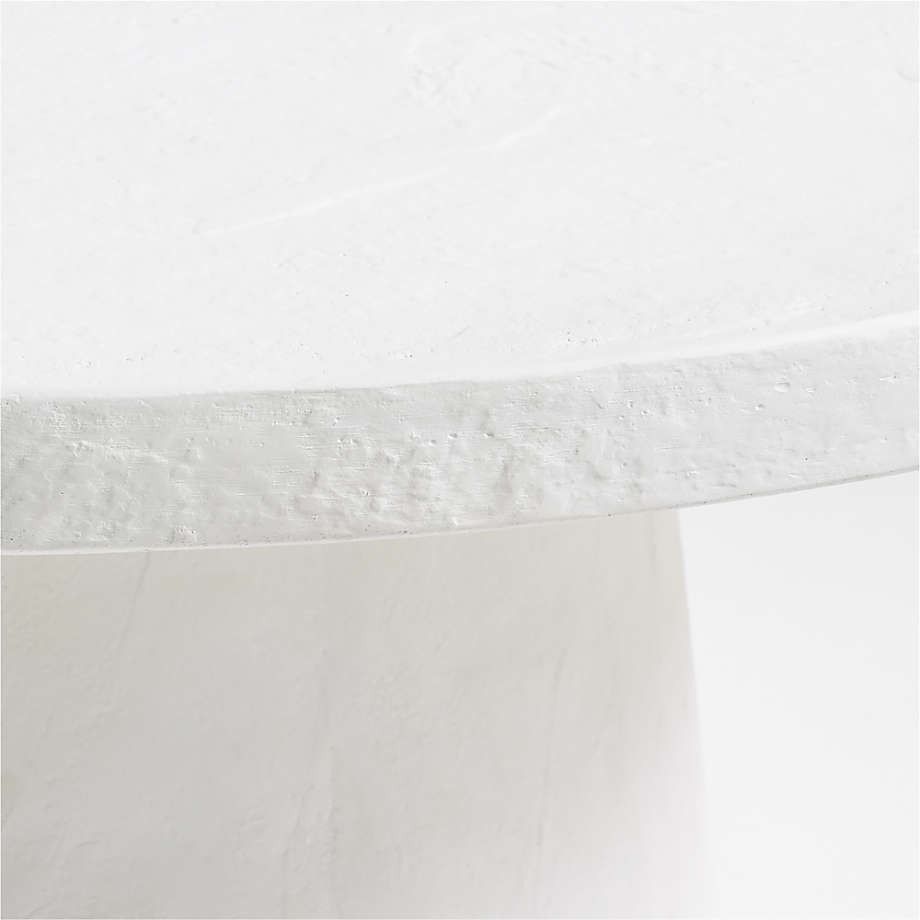 Willy White Pedestal Coffee Table thumbnail 3