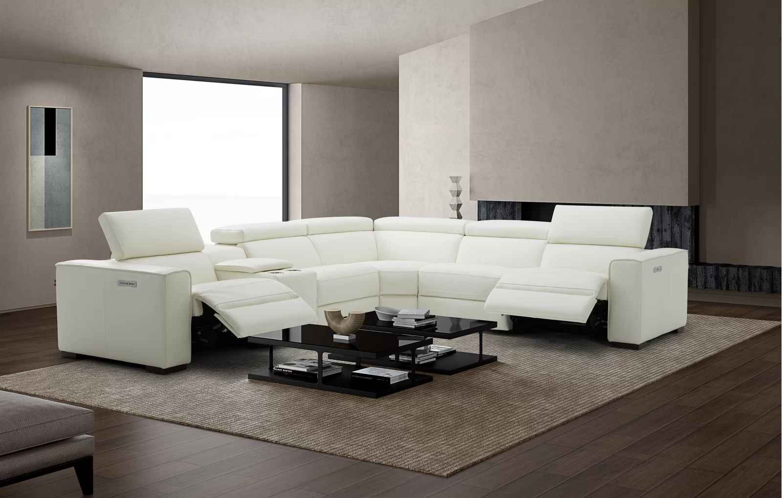 Graddy Genuine Leather Reversible Reclining Corner Sectional thumbnail 2