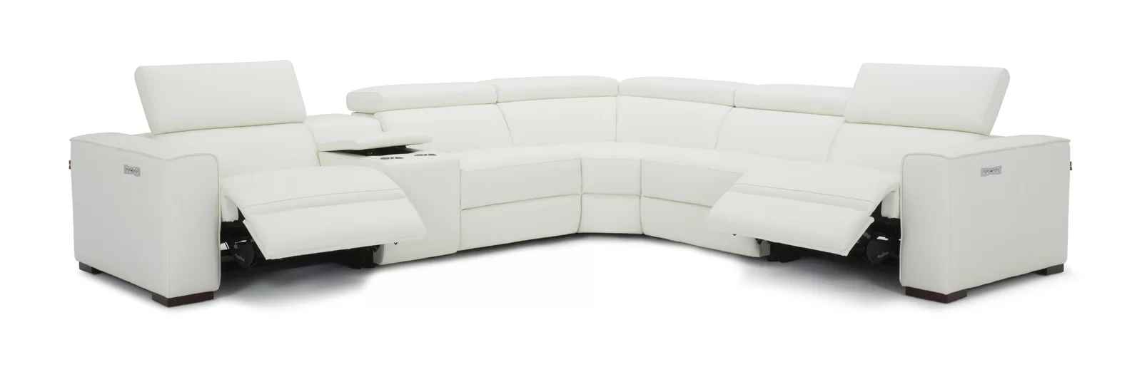 Graddy Genuine Leather Reversible Reclining Corner Sectional thumbnail 3