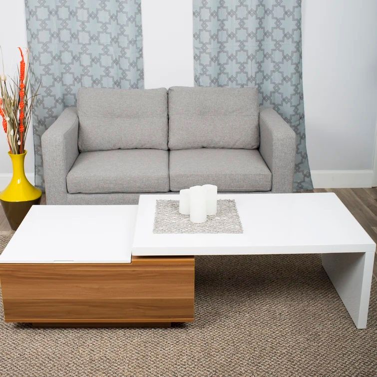 Alexandira Lift Top Coffee Table With Storage thumbnail 2