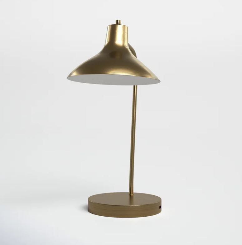 Lassell Desk Lamp with Outlet thumbnail 3