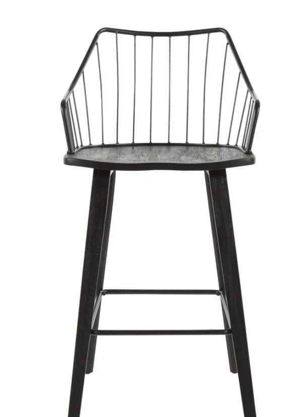 Lindauer Solid Wood Bar Stool thumbnail 3