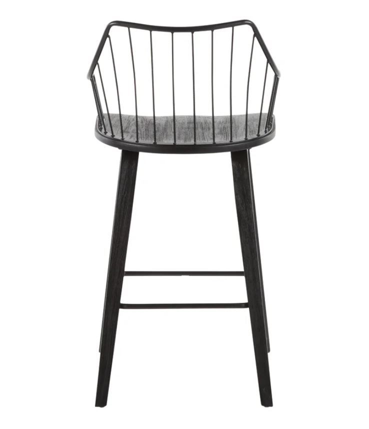 Lindauer Solid Wood Bar Stool thumbnail 4
