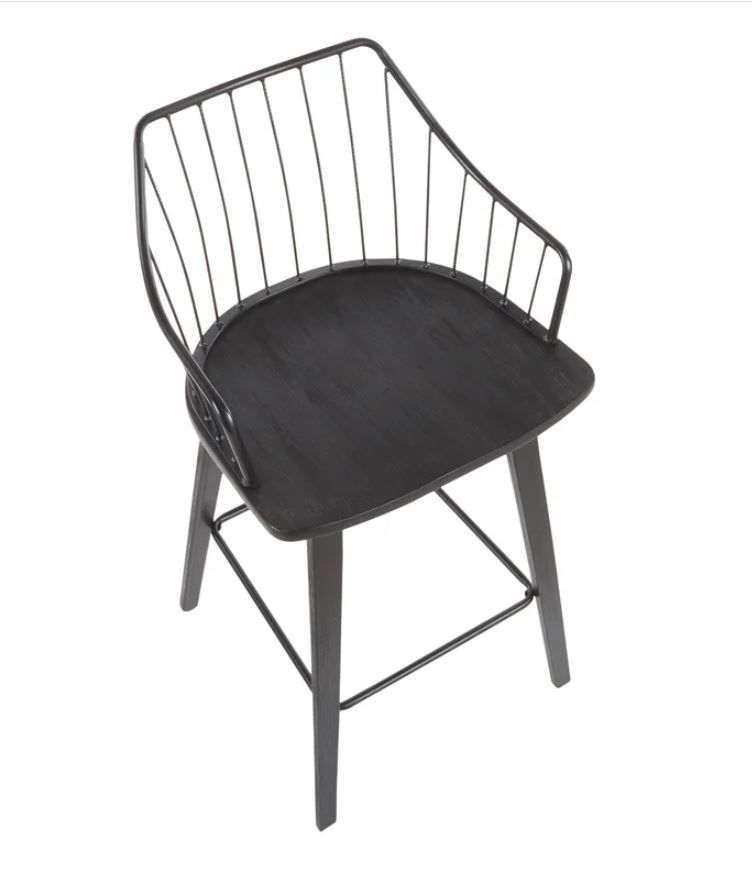 Lindauer Solid Wood Bar Stool thumbnail 6