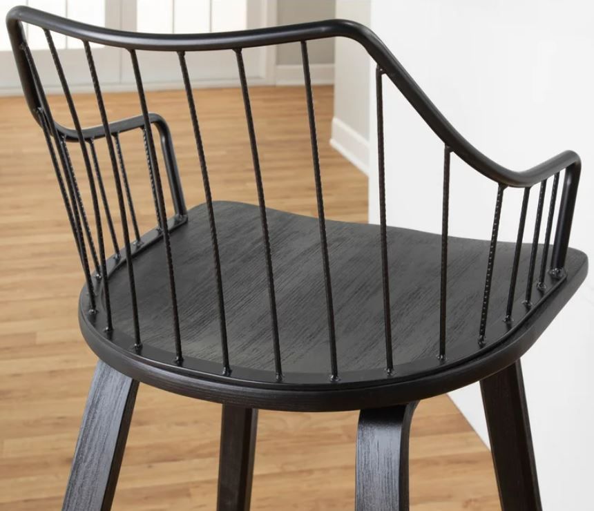 Lindauer Solid Wood Bar Stool thumbnail 7