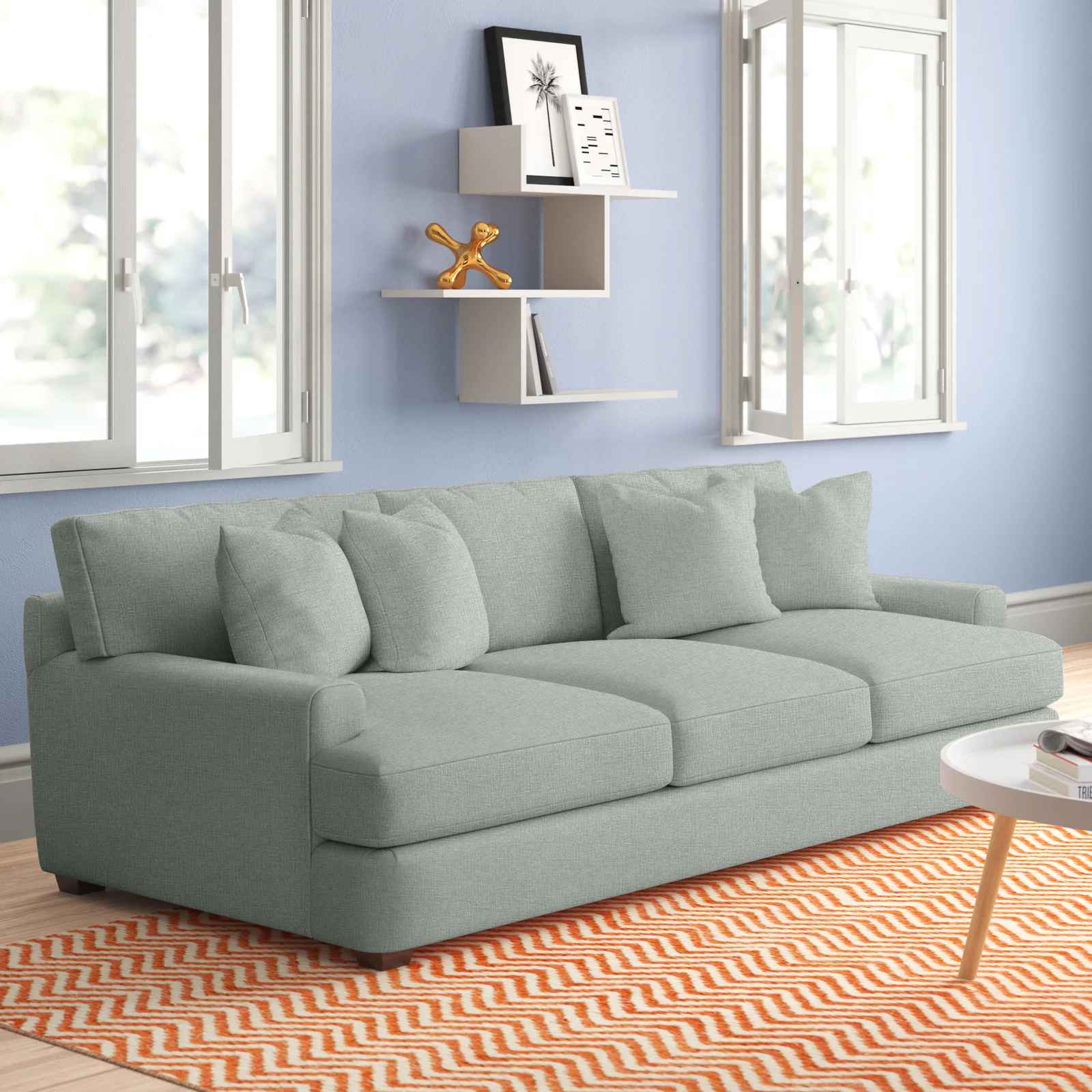 Emilio Recessed Arm Sofa with Reversible Cushions thumbnail 2