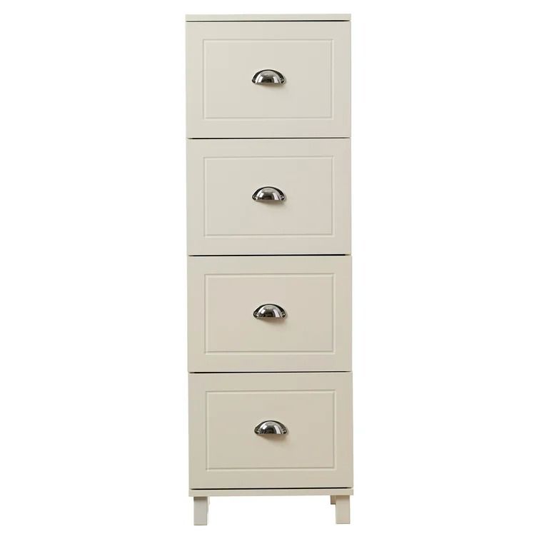 Brodan Wide 4 -Drawer Vertical Filing Cabinet thumbnail 3