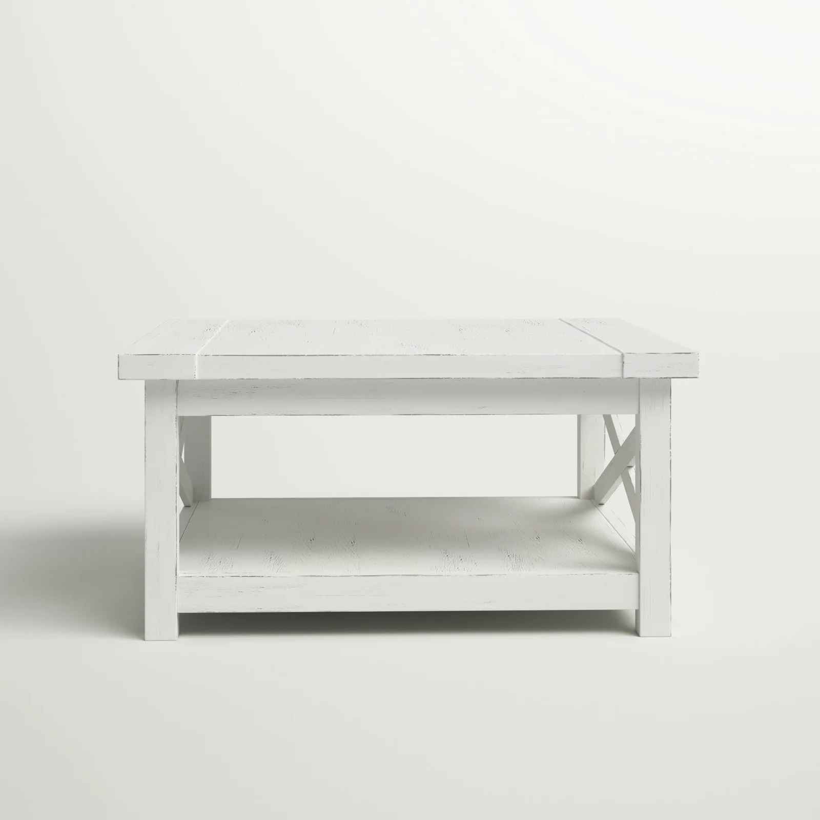 Lana Cross Legs Coffee Table With Storage thumbnail 3
