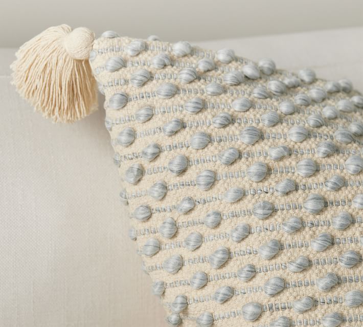 Keely Linen Textured Pillow Cover No Insert-22"x22" thumbnail 3