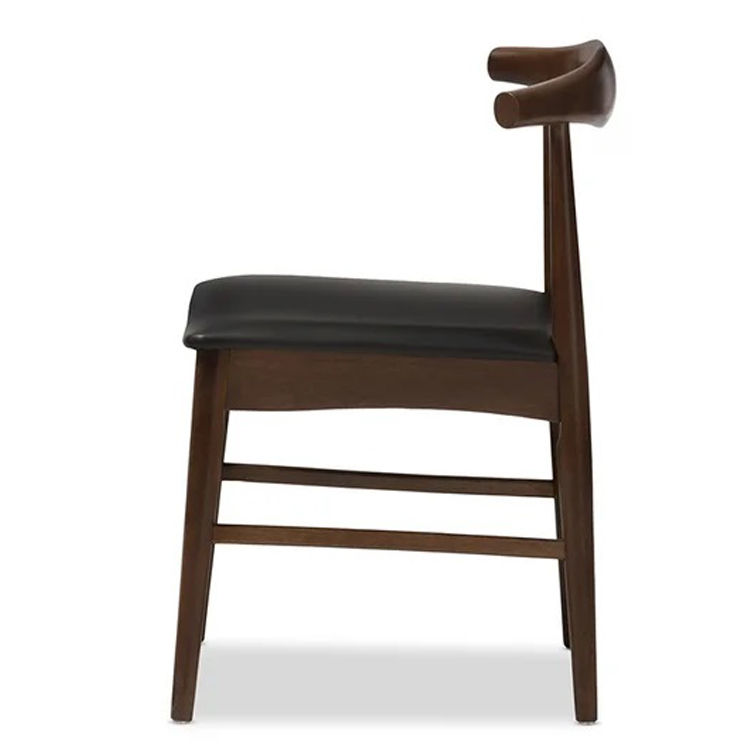 Kardinya Mid Century Modern Walnut Wood Dining Chair thumbnail 3