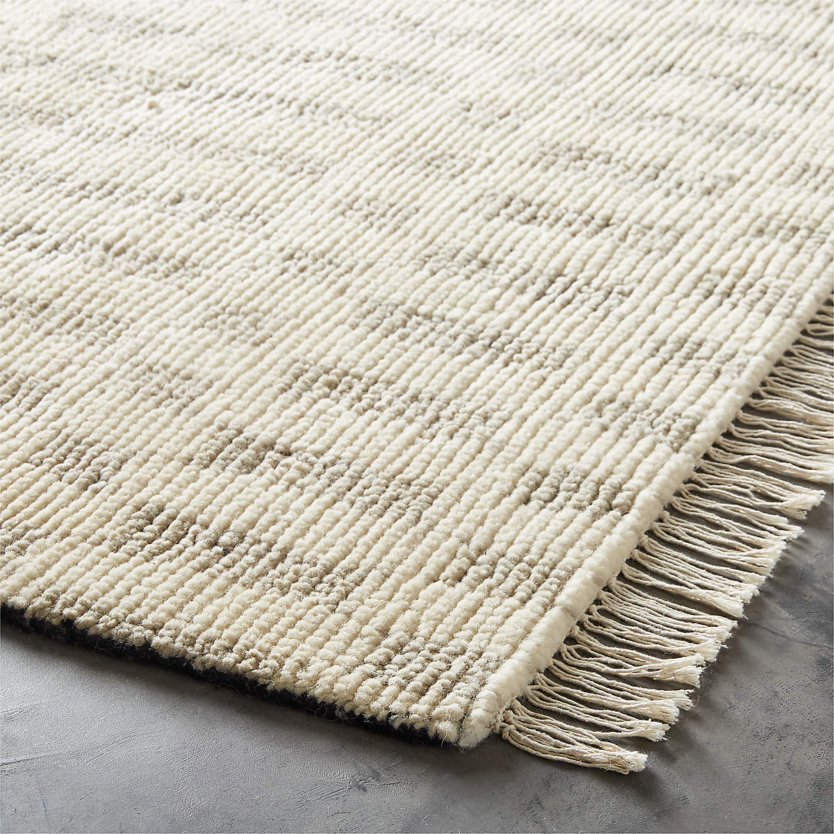 Esme Ivory Tan Hand Knotted Rug 8'x10' thumbnail 4