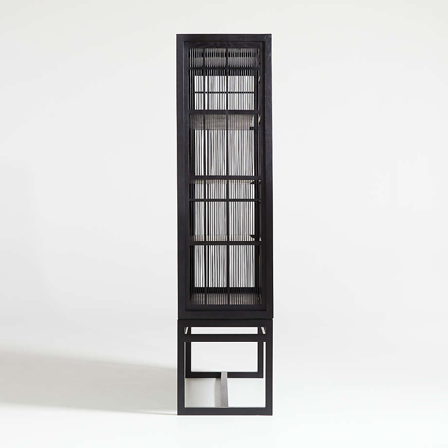 Highland Black Cabinet with Sliding Doors thumbnail 5
