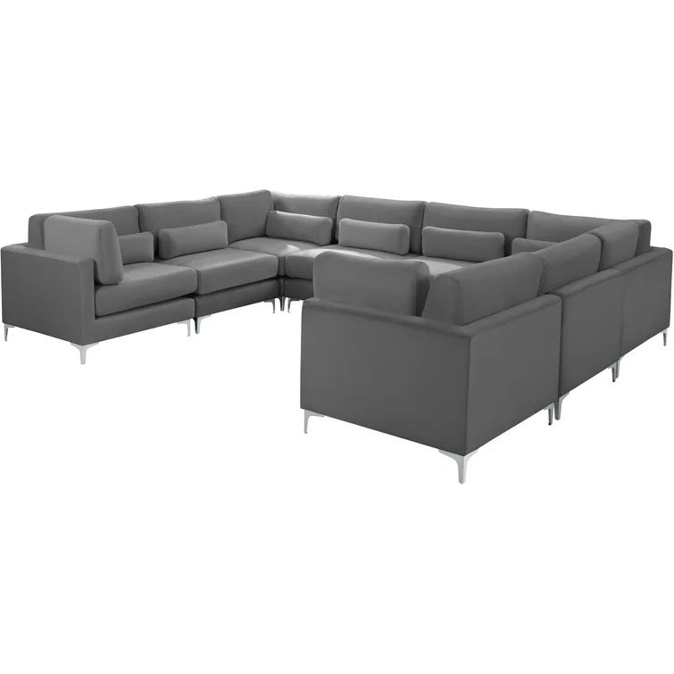 Tyndalls Park Velvet Symmetrical Modular Corner Sectional thumbnail 3