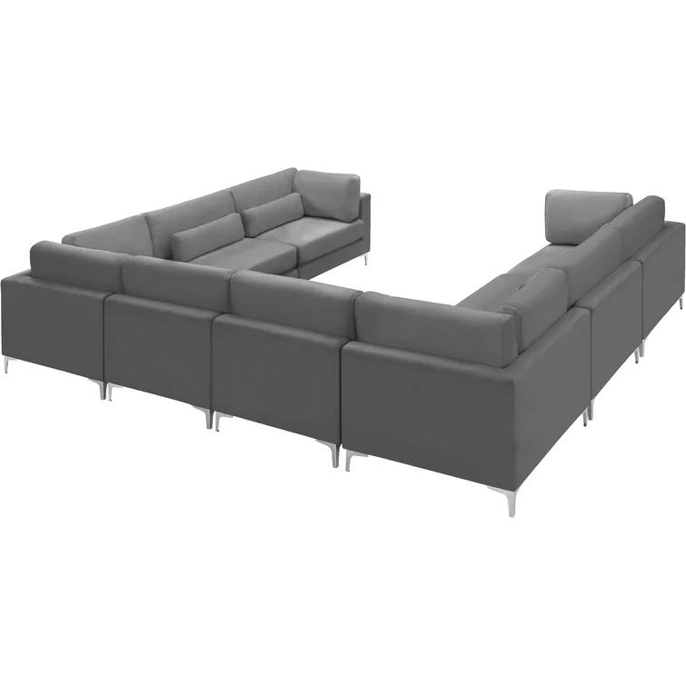 Tyndalls Park Velvet Symmetrical Modular Corner Sectional thumbnail 4