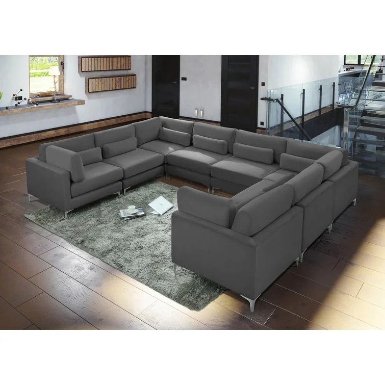 Tyndalls Park Velvet Symmetrical Modular Corner Sectional thumbnail 7
