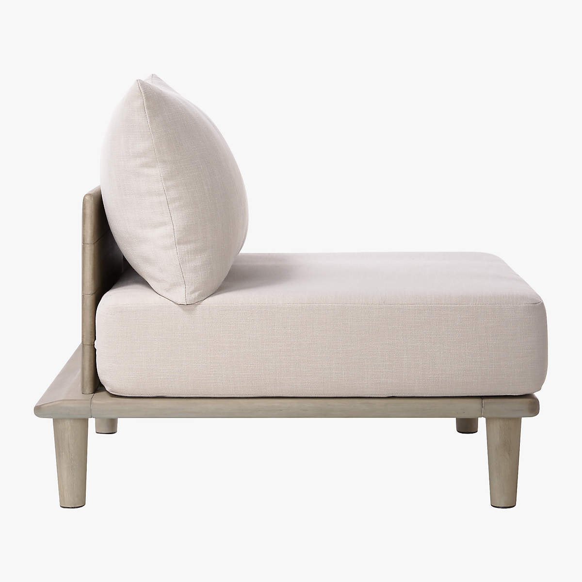Baixa Wood Outdoor Armless Chair thumbnail 5