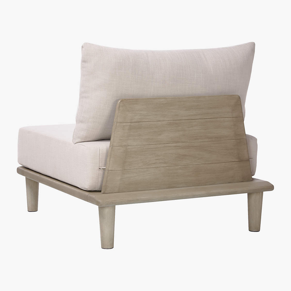 Baixa Wood Outdoor Armless Chair thumbnail 6