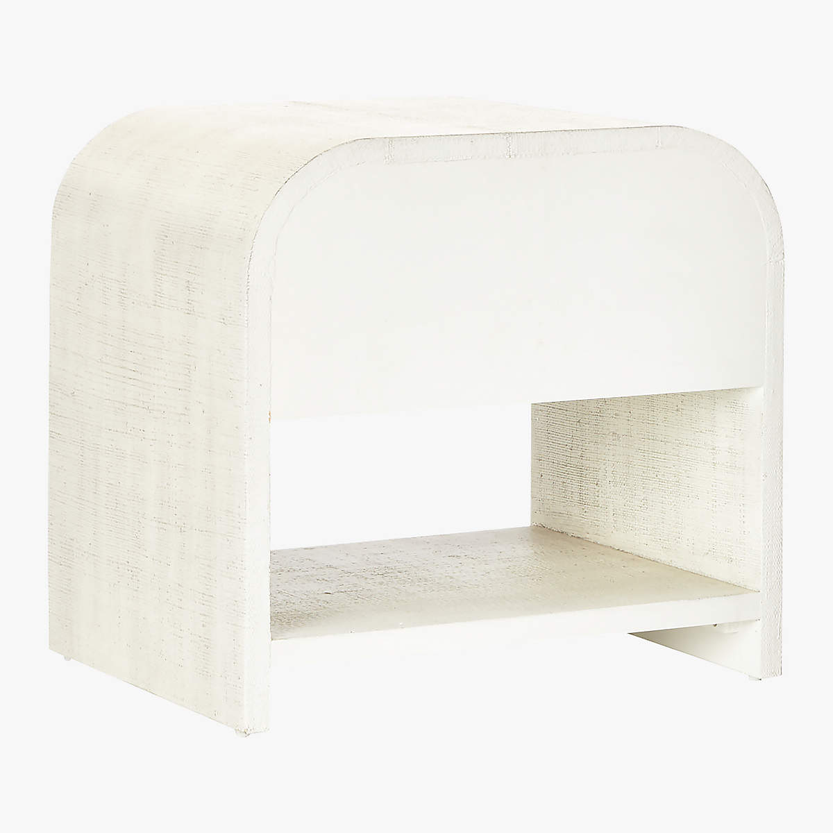Archer Lacquered Linen Nightstand thumbnail 5