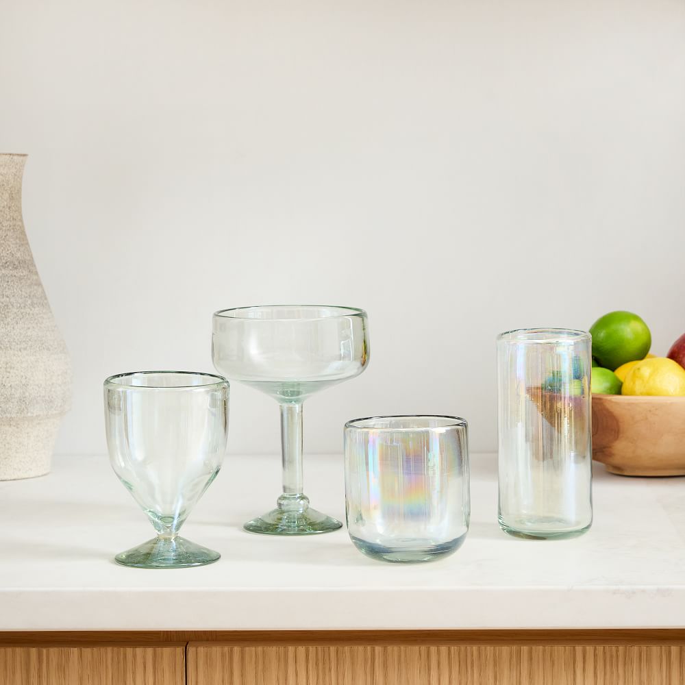 Luster Glass Stemware Stemmed Wine Glass Set of 4 thumbnail 2