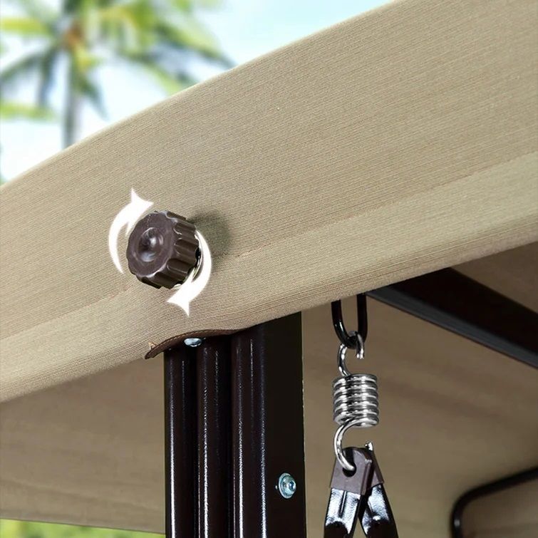 Musa Outdoor Porch Swing with Stand thumbnail 5