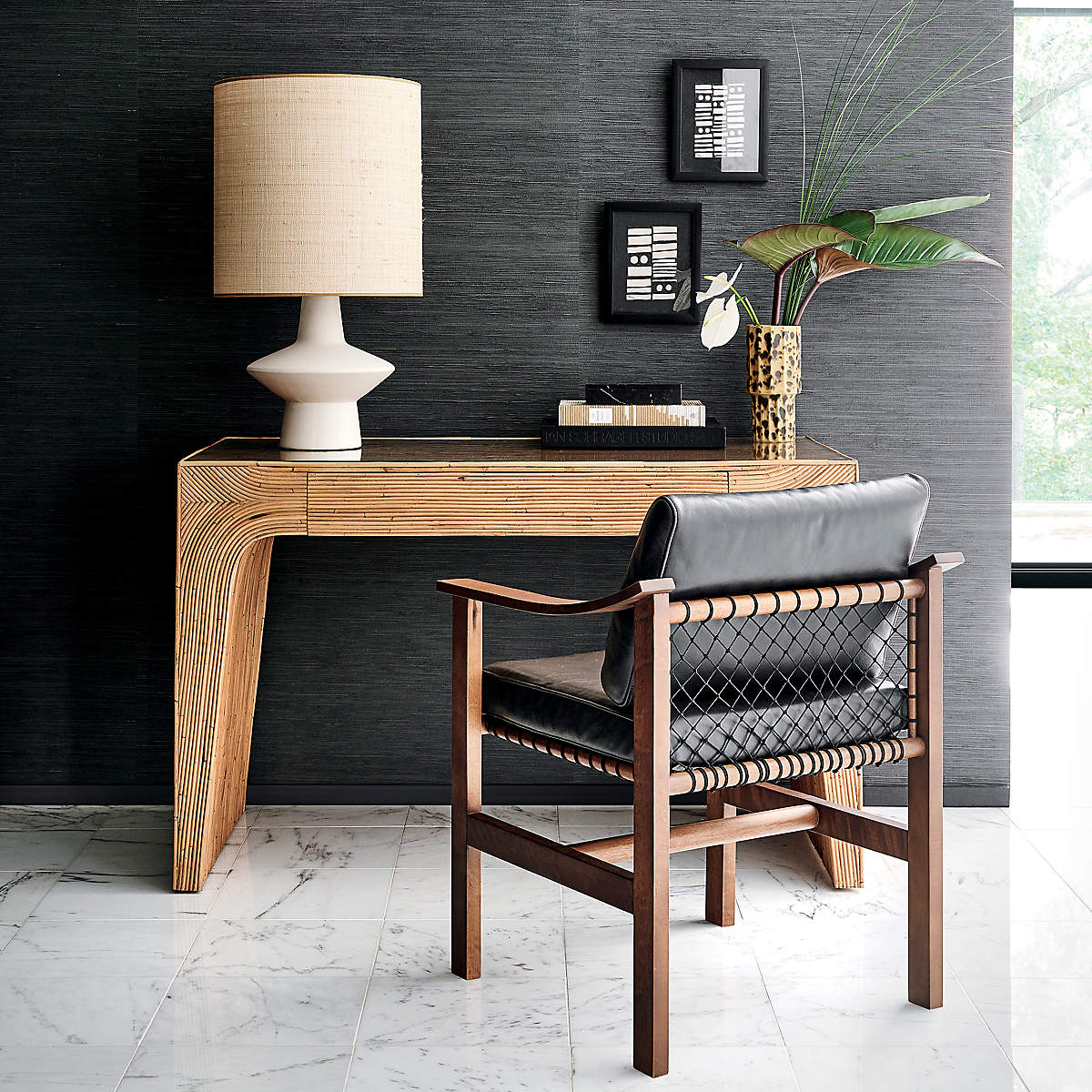 Mattin Ivory Ceramic Table Lamp thumbnail 2